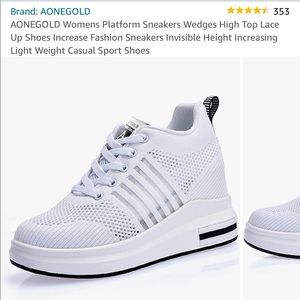 AONEGOLD New!! Platform Sneakers FREE SHIPPING!!